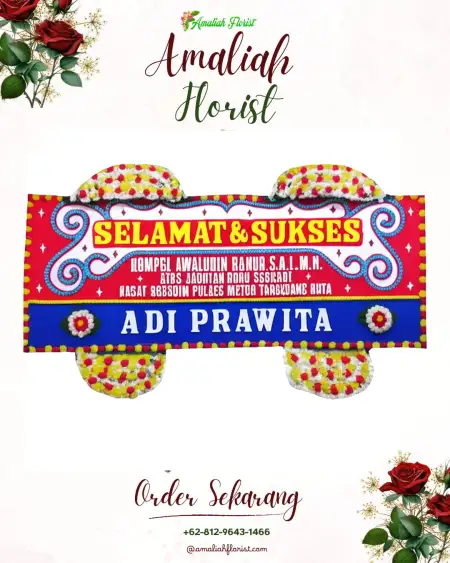 Papan Bunga Ucapan Selamat Apela Dua