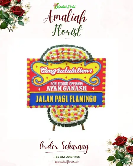 Sewa Papan Bunga Apela Dua